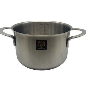 SCHULTE-UFER Stainless Steel 18/10 Silver 1.5 qt / Liter Measuring Pot JH1110